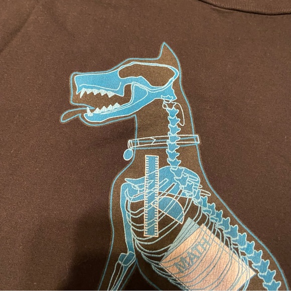 (3/$25) Black Threadless “Homework Evidence” T-Shirt - Picture 3 of 5